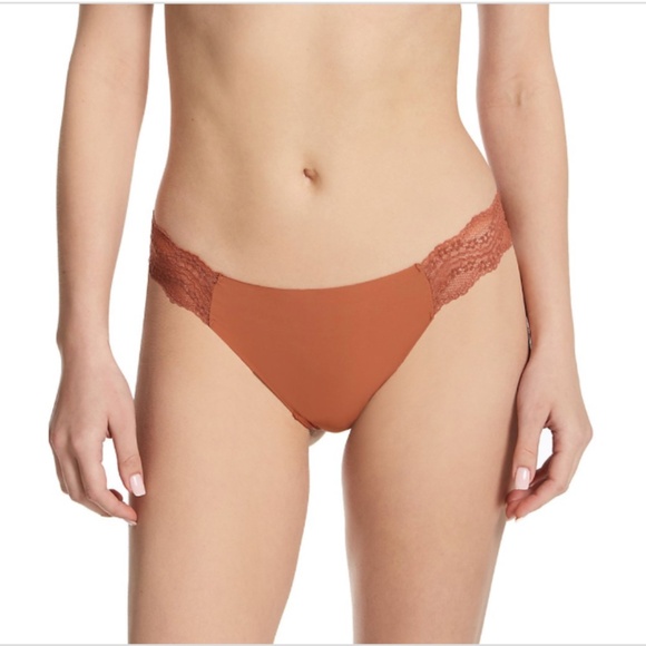 B.tempt'd by Wacoal Women's B.bare Thong in Copper Brown | Size: Large NWT - Picture 1 of 1